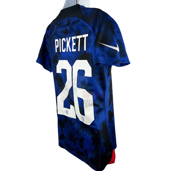 ⚽️ New 2022/23 USA USWNT Women's AWAY Soccer Jersey Pickett #26 🇺🇸 - Picture 7 of 10